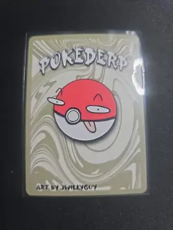 Lil Rock (Geodude) 4/38 - 1st Edition Pokederp Second Print Fan Art - Pokemon - Image 2