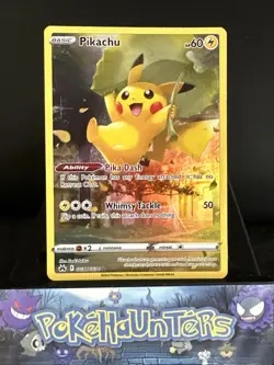 Pokemon Card Pikachu GG30/GG70 Galarian Gallery Crown Zenith Near Mint - Image 1