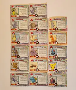 Lot of 1999 Topps Pokemon TV Animation Vintage Cards Holos Rare - Image 2