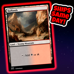 Badlands - Custom Art Magic: The Gathering Playtest Card - Commander EDH - Image 1