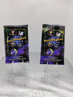 (2)x Ani-Mayhem Set 1 1995 Limited Edition Anime CCG Card Game Booster Packs - Image 1