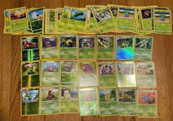 Pokemon Grass Type Lot Of 154 | Base, Holos, Reverse Holos| Cards From 2005-2024 - Image 1