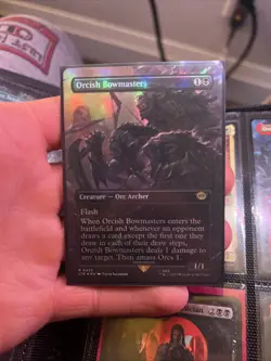 MTG: The Lord of the Rings: Orcish Bowmasters Borderless Foil #0433 Rare - NM - Image 1