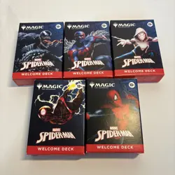 Magic the gathering Spider-Man Welcome Decks Full Set Unopened - Image 2