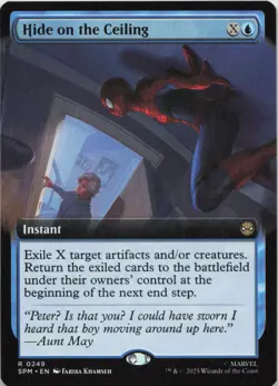 Hide on the Ceiling (Extended Art) R Marvel's Spider-Man 249 LP MTG - Image 1