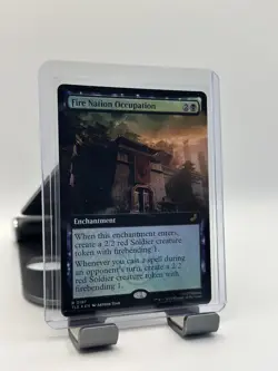 MTG, Fire Nation Occupation FOIL Extended Art Avatar The Last Airbender Eternal - Image 1