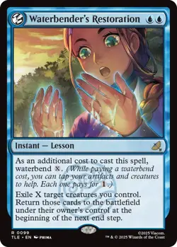 Waterbender's Restoration Avatar: The Last Airbender: Eternal-Legal Foil for sale online - Image 3