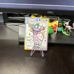 2025 Pokemon Prismatic Evolutions Espeon EX Tera Black Star Promo #175 Pack Fres - Image 2