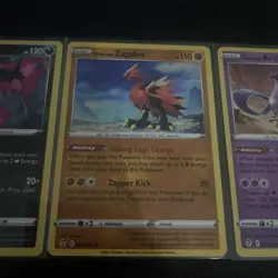 Pokemon TCG Evolving Skies Galarian Birds Holo Trio Zapdos, Articuno & Moltres - Image 3