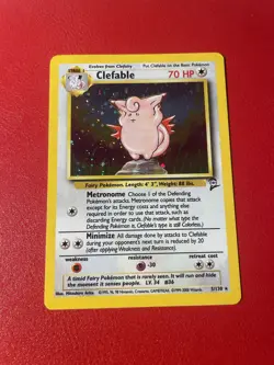 Pokemon TCG WOTC Clefable 5/130 Base Set 2 NEAR MINT - Image 5