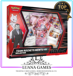 Pokemon Team Rockets Mewtu EX Kollektion | Deutsch | EX Karte 4 Booster | Sealed - Image 1