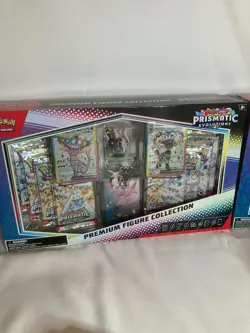 Pokemon TCG Scarlet and Violet Prismatic Evolutions Premium Figure Collection. - Image 1