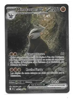 CARTE POKEMON MINOTAUPE EX 168/086 270 PV ECARLATE ET VIOLET FOUDRE NOIRE NEUVE - Image 1