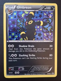 Pokemon Black & White Umbreon BW93 Holo Black Star Promo - Image 1