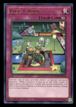Yugioh Lose 1 Turn #MAGO-EN160 Maximum Gold LP - Image 1