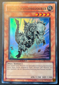 Yu-Gi-Oh! CT08-DE012 Fossiler Pachycephalosaurier SUPER RARE (1) - Image 1