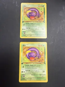 Pokemon Card - Ekans (Abo) Fossil 1st Edition French 46/62 X1 - Image 1