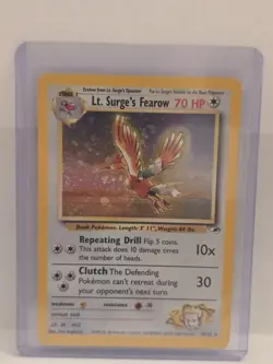 Pokemon Trading Cards Lt. Surge's Magneton 8/132 And Fearow 7/137 Holo - Image 2