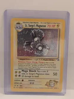 Pokemon Trading Cards Lt. Surge's Magneton 8/132 And Fearow 7/137 Holo - Image 4