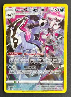 Galarian Obstagoon TG10/TG30 Astral Radiance Pokemon Trading Card English - Image 1