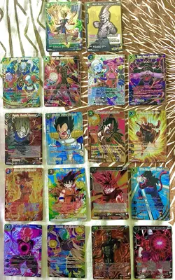 A Lot Of 18 Dragonball Super Tcg Cards Spr’s And Rares - Image 1