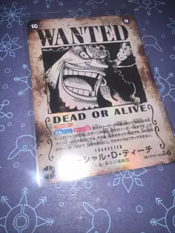 Teach OP09-093 Wanted SR-SPC Emperors in the New World ONE PIECE Card Japanese - Image 2