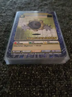 Complete Vintage Digimon Battle Series 3 Street Starter 1 Card Set Wargreymon ++ - Image 1