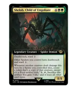 MTG | Shelob, Child of Ungoliant #0374 | LORD OF THE RINGS | NM | EN | EXTENDED - Image 1