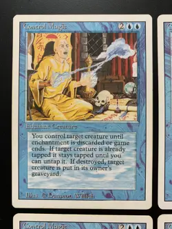 MTG - 4x Control Magic - Revised Edition - Magic The Gathering - Image 2