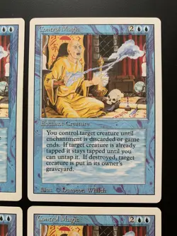 MTG - 4x Control Magic - Revised Edition - Magic The Gathering - Image 3