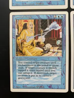 MTG - 4x Control Magic - Revised Edition - Magic The Gathering - Image 4