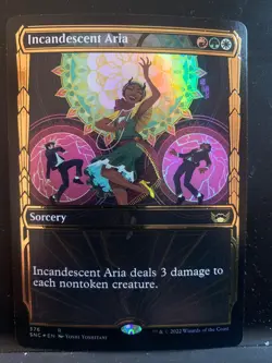 Mtg Artist Proof Sketched foil - Incandescent Aria - Yoshitani - Image 2