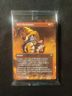 Magic: The Gathering Final Fantasy Vivi's Persistence Non Foil Sealed Mint/NM - Image 1