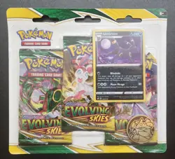 Pokemon Evolving Skies 3 Pack Blister Factory Sealed Umbreon SWSH129 🌕🎑 - Image 1