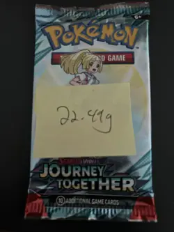 Heavy! Over 22.49 Gram Pokemon Journey Together Booster Pack Sealed - Image 4