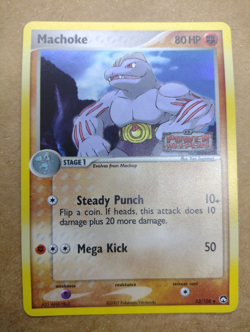Pokemon TCG Machoke EX Power Keepers 33/108 Reverse Holo Near Mint - Image 1