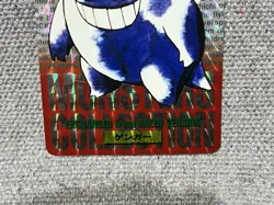 Gengar No.094 1996 Bandai Pokemon Carddass Red Prism Japanese Holo - Image 3