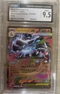 Mega Charizard X ex 013/094 Me02: Phantasmal Flames Holo for sale online - Image 1