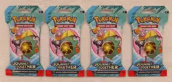 4 - POKEMON Scarlet Violet Journey Together Booster Pack LOT * NEW FREE SHIPPING - Image 1