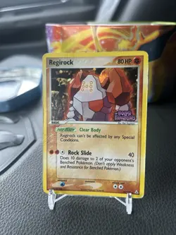 Regirock 28/110 Reverse Holo Rare Stamped EX Holon Phantoms Vintage Pokemon DMG - Image 1