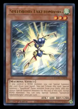 Yugioh Speedroid Taketomborg #MAGO-EN098 Maximum Gold LP - Image 1