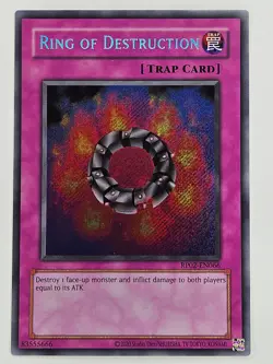Yu Gi Oh - RP02-EN066 Ring of Destruction - Secret Rare - Image 1