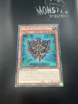 YUGIOH SHIELD OF THE MILLENNIUM DYNASTY PRISMATIC SECRET RARE MP25-EN078 1ST ED - Image 1