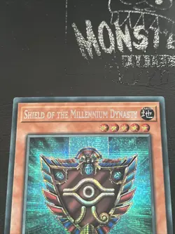 YUGIOH SHIELD OF THE MILLENNIUM DYNASTY PRISMATIC SECRET RARE MP25-EN078 1ST ED - Image 3