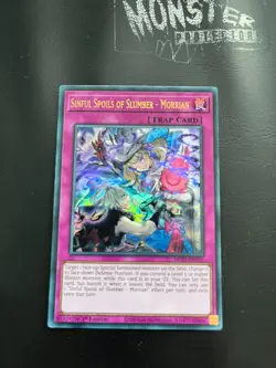 YUGIOH SINFUL SPOILS OF SLUMBER - MORRIAN ULTRA RARE MP25-EN202 1ST EDITION - Image 1