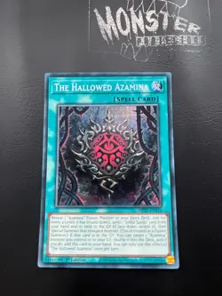 YUGIOH THE HALLOWED AZAMINA PRISMATIC SECRET RARE MP25-EN112 1ST EDITION - Image 1