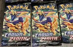 Pokemon Sword & Shield Crown Zenith 31 Booster Packs Lot TCG Cards - Image 2