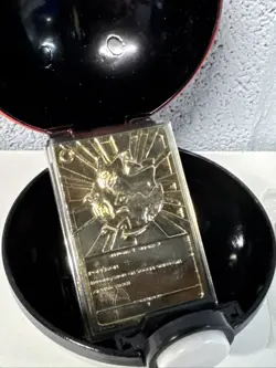 1999 Togepi Pokemon 23K Gold Plated Card - Limited Edition Burger King - Image 2