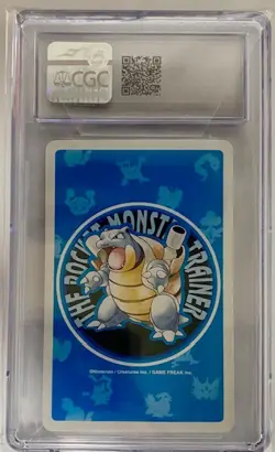*CGC 9.5* #104 Cubone 8 of Clubs 1998 Japanese Pokemon Playing Cards Blue Deck - Image 2