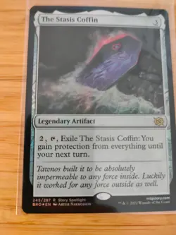 MTG The Stasis Coffin (FOIL) 245 The Brothers' War M/NM Free UK P&P - Image 1